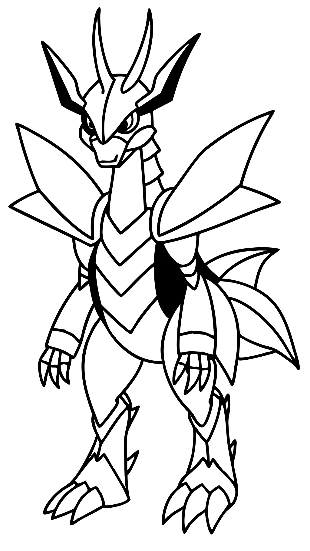 dialga coloring page